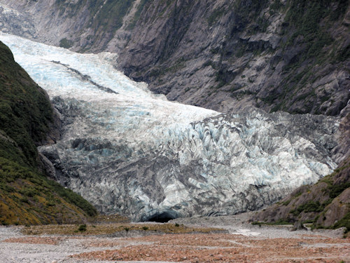 Glacier in New Zealand
