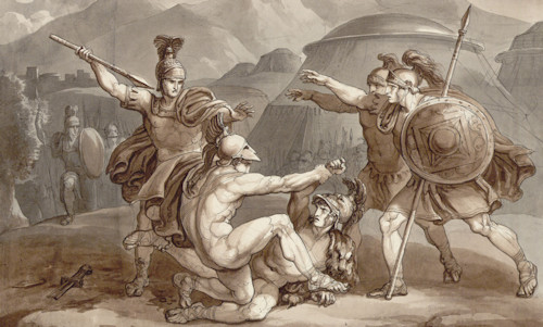 Pinelli's The fight between Eteocles and Polynices
