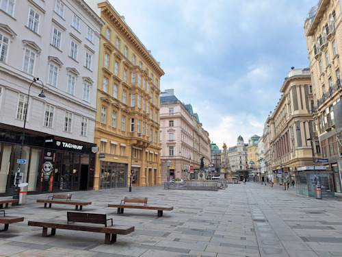 View down the Graben