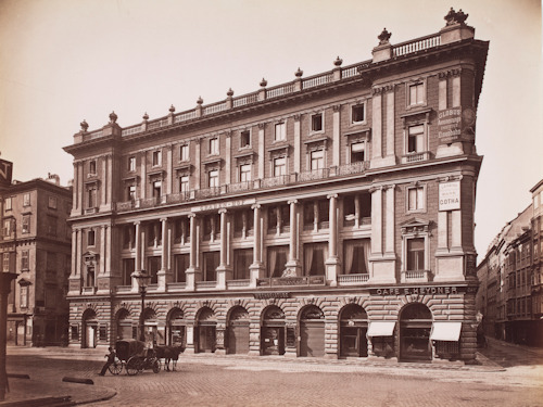 Photo of the Grabenhof around 1880
