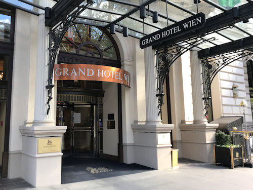 Entrance to the Grand Hotel