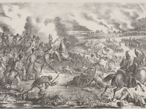 The Battle of Königgrätz in 1866