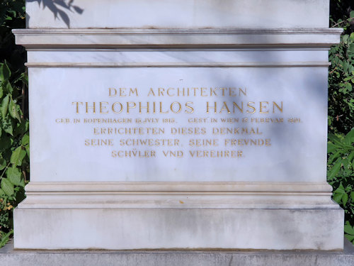Grave of Theophilus Hansen
