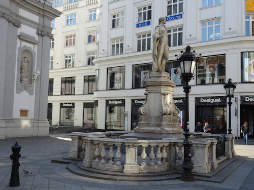 The Haydn monument in Mariahilf
