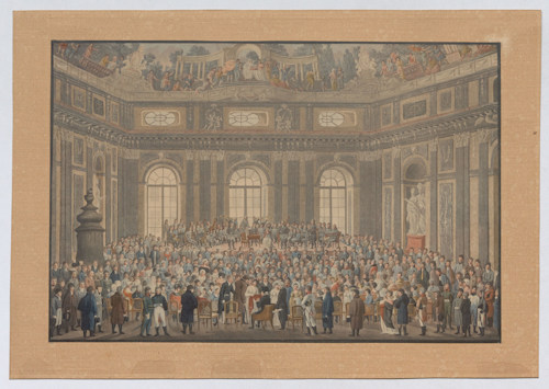 Performance of The Creation in the old university. Wien Museum Inv.-Nr. 185015