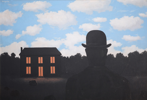 Painting by Magritte