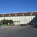 Heldenplatz view across to the President's offices