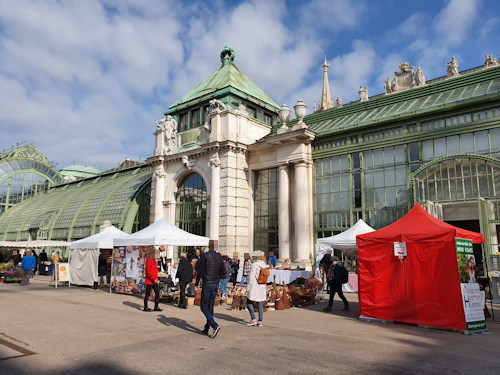 View of the Herbsttage at the Burggarten in Vienna