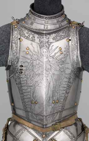 Decorated 16th-century breastplate