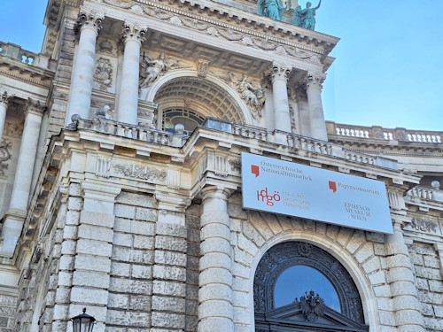 Neue Burg main entrance and terrace