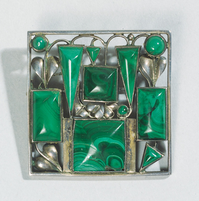 Brooch designed by Josef Hoffmann