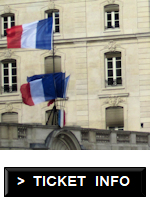 Building with French flags