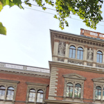 Part of the MAK museum exterior