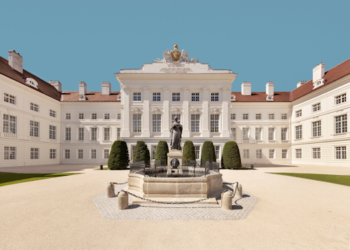 Exterior view of the baroque Josephinum