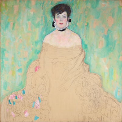 Gustav Klimt's portrait of Amalie Zuckerkandl