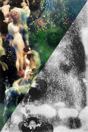 Painting recolourised from a photo