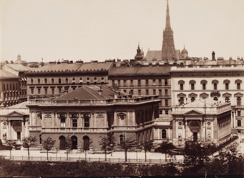 Photo of the Künstlerhaus from around 1875