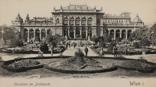 Kursalon around 1900; Wien Museum Inv.-Nr. 53845/6