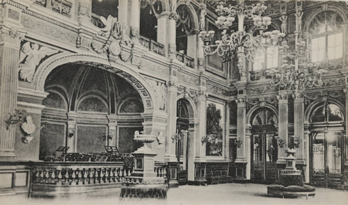 Inside the Kursalon sometime before 1904