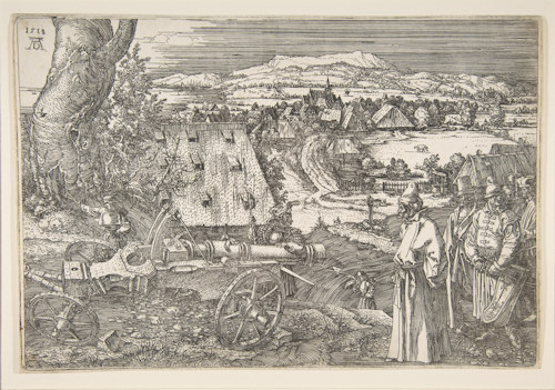 Landscape with a Cannon by Albrecht Dürer
