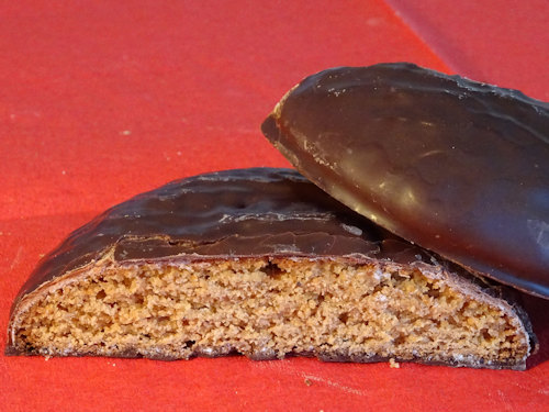 Inside chocolate Lebkuchen