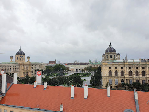 View across into the old town