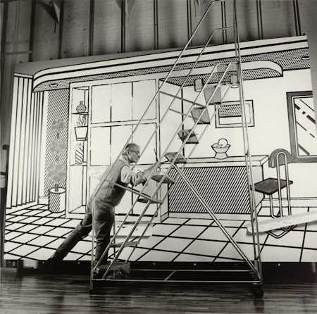 Photo of Roy Lichtenstein by Nancy Lee Katz