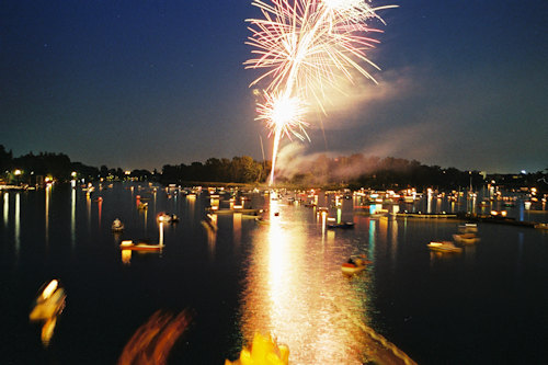 Festival of Lights on the Alte Donau