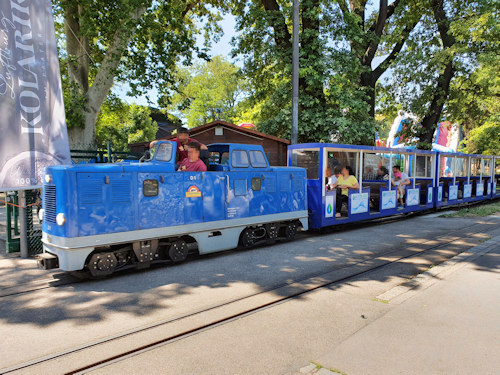 A fun ride on the Liliputbahn