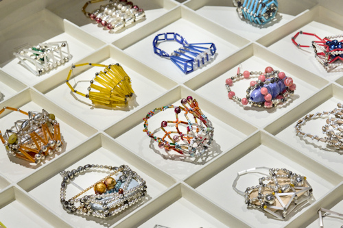 Christmas decorations in a box