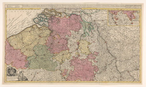 Map of the Austrian Netherlands