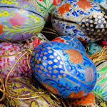 Painted Easter eggs