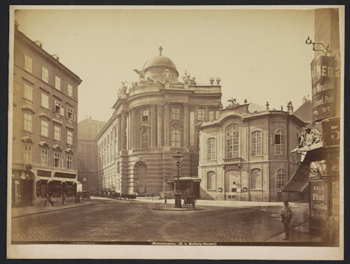 Historical view of Michaelerplatz