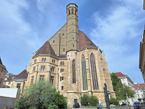 Full view of the Minoritenkirche