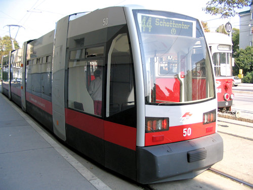 A modern tram