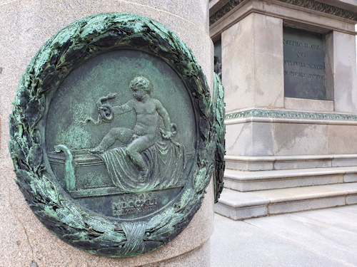 Relief highlighting birth of Joseph II