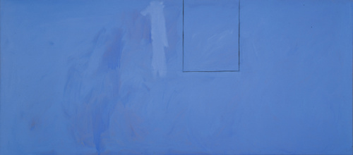 Robert Motherwell acryl and charcoal painting