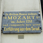 Mozart plaque