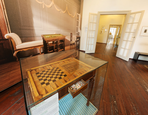 A view inside Mozart's former apartment