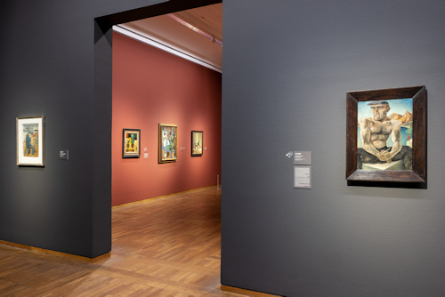 View of an exhibition gallery