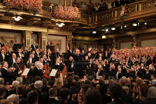 An orchestra performing