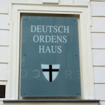 Sign outside Deutschordenshaus