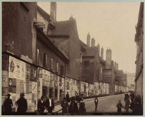 Otto-Bauer-Gasse in the early 1900s