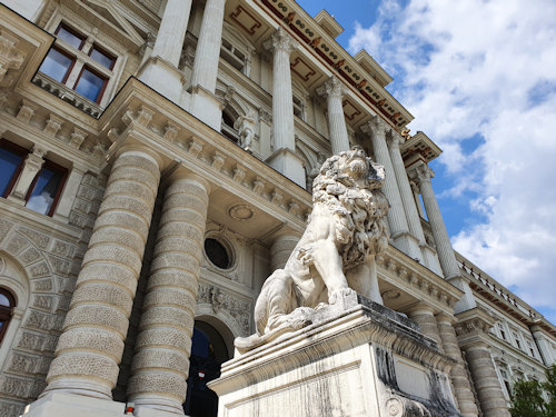 Entrance to the palace of justice