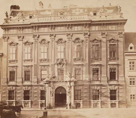 Photgraph of palais Kinsky around 1875