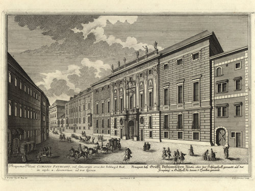 1725 view of Palais Batthyány-Schönborn