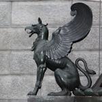 Statue outside parliament