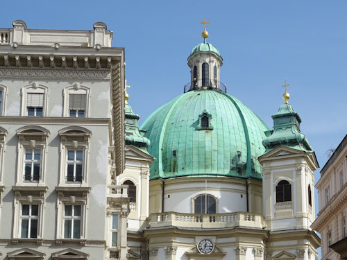 Peterskirche from the Graben
