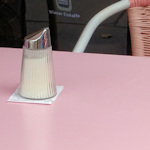 Pink table