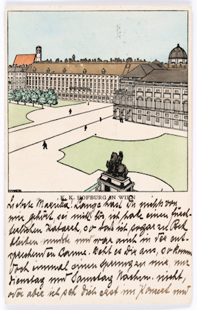 Postcard by the Wiener Werkstätte